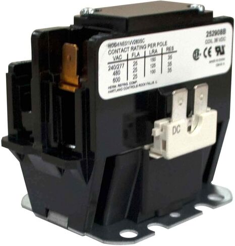 Miller 252908 Contactor, Def Prp 25A 1P 36Vdc Coil w/Cover in Saudi Arabia