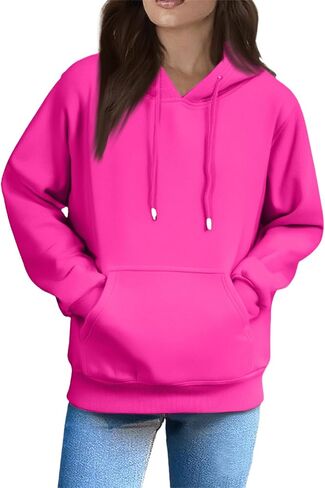 Oversized Hoodies For Women Y2K Pullover Plus Size Hooded Sweatshirts With Pockets Fall Fashion 2025 Casual Fleece Sweaters in Kuwait