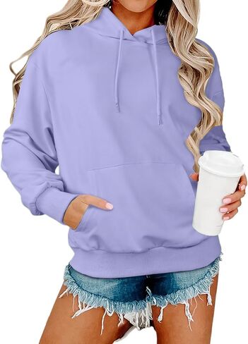 Oversized Hoodies For Women Y2K Pullover Plus Size Hooded Sweatshirts With Pockets Fall Fashion 2025 Casual Fleece Sweaters in Kuwait