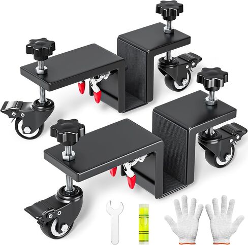 تثبيت الباب dolly-مجموعة أدوات تثبيت الباب 2 PCS مع مستوى الروح ، لوحة الباب الثقيلة Dolly لمدة 1-3/8 "إلى 2-1/4" in Saudi Arabia