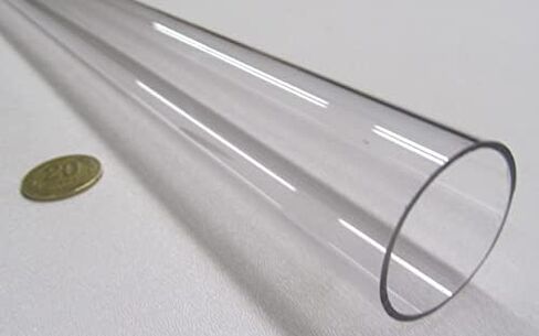Polycarbonate Round Tube 1 1/2" (1.50") OD x 1 3/8" (1.375") ID x 1/16" Wall x 36" (More Length Options) in Saudi Arabia
