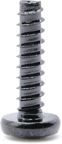 ReplacementScrews ST4 x 16mm Metric Coarse Thread Self Tapping Screws (4mm Diameter, 16mm Length, Blunt Tip) Pan Head Phillips Drive - Black Oxide (Pack of 5) in Saudi Arabia