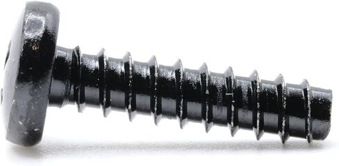 ReplacementScrews ST4 x 16mm Metric Coarse Thread Self Tapping Screws (4mm Diameter, 16mm Length, Blunt Tip) Pan Head Phillips Drive - Black Oxide (Pack of 5) in Saudi Arabia