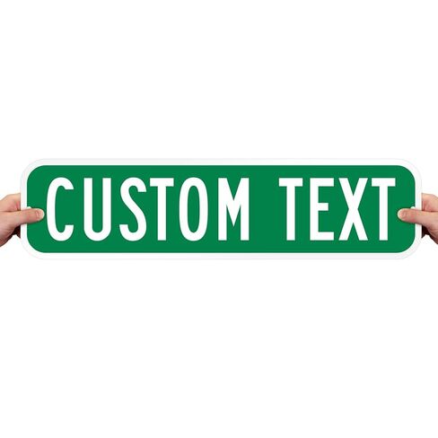 SmartSign تخصيص علامة Green Street الخاصة بك | 6 "× 24" الألومنيوم in Saudi Arabia