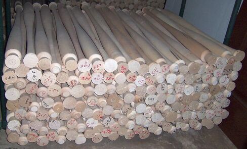 الخفافيش البيسبول الخشبية (Blem Bats) Rock Maple Length 33.5 " in Saudi Arabia