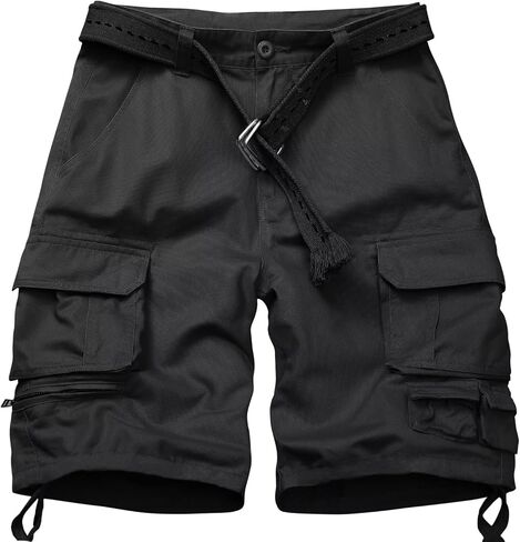 Cargo Short for Men, Camo Hiking Shorts, Relaxed Fit Casual Work Bermuda Short with Multi Pockets 5521 C29 Camo 33 in Kuwait