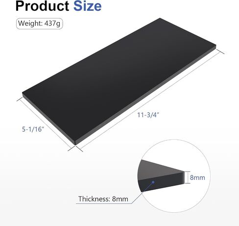 Scottchen Dead Flat Float Plate PF لنظام شحذ شاذ مخيف 11-3/4in x 5-1/16in × 8 مم -1 حزمة in Kuwait