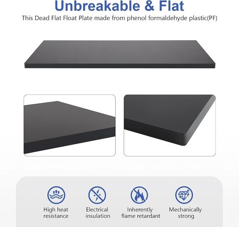 Scottchen Dead Flat Float Plate PF لنظام شحذ شاذ مخيف 11-3/4in x 5-1/16in × 8 مم -1 حزمة in Kuwait