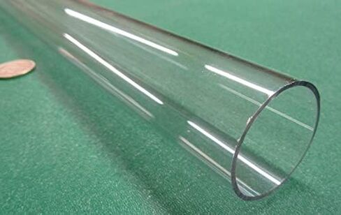 Polycarbonate Round Tube 1 1/2" (1.50") OD x 1 3/8" (1.375") ID x 1/16" Wall x 36" (More Length Options) in Saudi Arabia