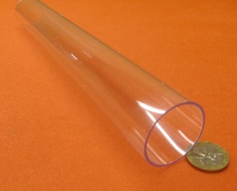 Polycarbonate Round Tube 1 1/2" (1.50") OD x 1 3/8" (1.375") ID x 1/16" Wall x 36" (More Length Options) in Saudi Arabia