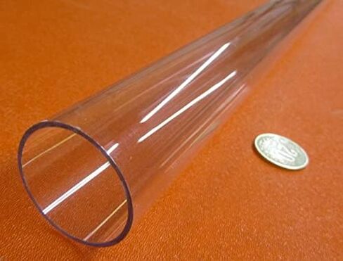 Polycarbonate Round Tube 1 1/2" (1.50") OD x 1 3/8" (1.375") ID x 1/16" Wall x 36" (More Length Options) in Saudi Arabia