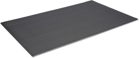 CROWN MATS & MATTING FL2436GY Ribbed Vinyl Anti-Fatigue Mat, 24 x 36, Gray in Saudi Arabia