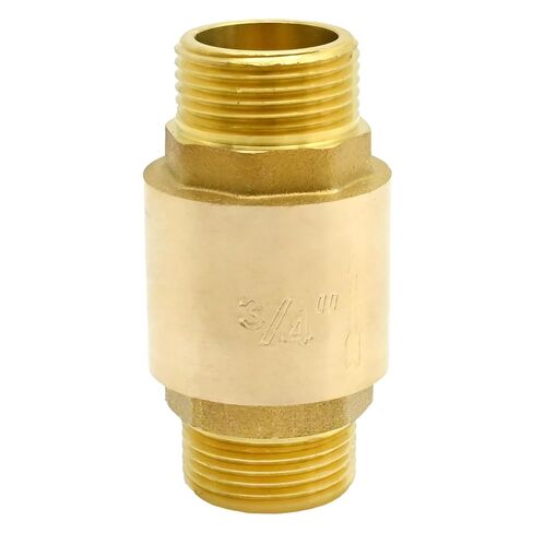 MDEOOSKY 2 PCS صمام فحص النحاس ، 3/4 "خيط الذك in Saudi Arabia
