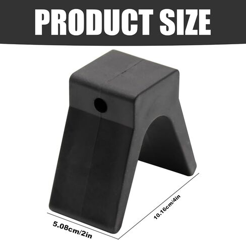 V-Span Boat Trailer Bow Stop Block Trailer Rubber Bow Stop Boat Trailer V-Guide Non Marking Polyurethane Mounting Hole in Saudi Arabia