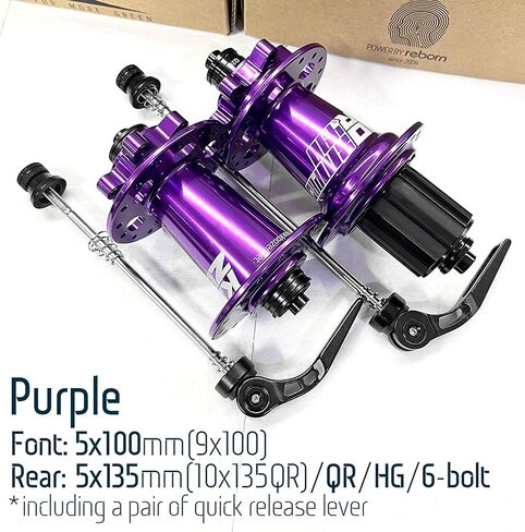 Bestparts متوافق مع Koozer XM490 Pro Mtb Hub Set 32 ​​Hole Quick Release ، Hg Hub بديل لـ Shimano 8-11 السرعة و Sram 8-10 ، Hub الأمامي 9x100mm+ المحور الخلفي 10x135mm in Saudi Arabia