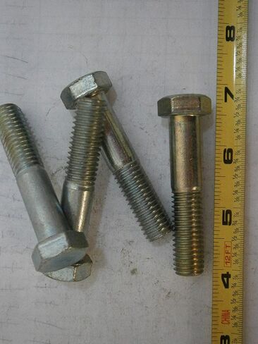 حزمة جديدة من مسامير غطاء سداسية 1/2-13 × 2-1/2 الصف 2 الصلب المطحون الزنك الكثير من 4#2623 متعددة الأغراض مجموعة التماثل أجهزة تشويش Wnyneh06492 in Saudi Arabia
