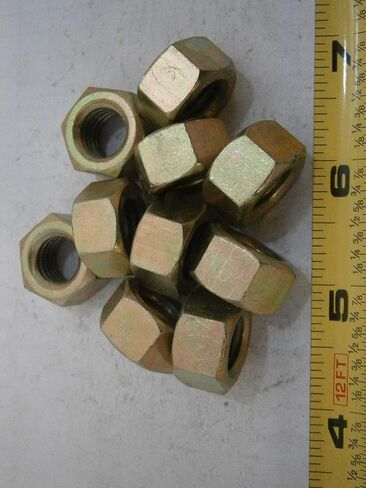 حزمة جديدة من Hex Nut 1/2-13 منتهية الصف الثامن 8.2 الصلب الأصفر الزنك الكثير من 15#874 متعددة الأغراض مجموعة متنوعة شاملة للأجهزة. in Saudi Arabia