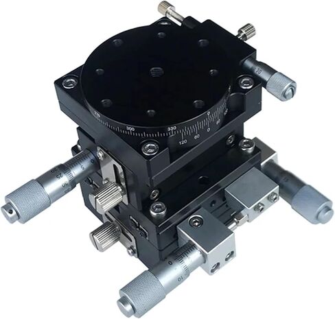 Axis 40 * 40mm LTP40-LM 4 Axis V-Type Fine-Tuning Platform Manual Linear Platform Bearing Adjustment Sliding Table 9.8N in Saudi Arabia