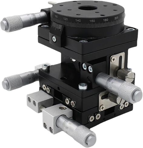 Axis 40 * 40mm LTP40-LM 4 Axis V-Type Fine-Tuning Platform Manual Linear Platform Bearing Adjustment Sliding Table 9.8N in Saudi Arabia