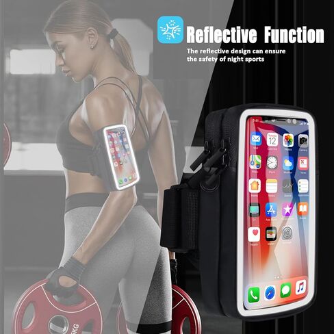 حامل هاتف MOVOYEE لتشغيل محفظة الهاتف الخلوي للنساء والرجال والأطفال، iPhone 14 13 12 11 Pro Max Xs X 8 7 6 Plus SE Mini Galaxy Ultra Edge S22 S21 S20 Note 20 10 حقيبة ذراع للمشي in Kuwait