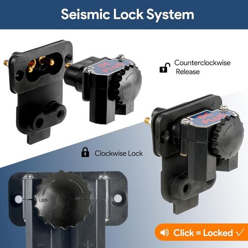 قابس محرك التصيد ، 80AMP مقاوم للماء موصل طاقة DC ل 12 فولت/24 فولت/48 فولت قارب بحري مع طقم اتصال سريع in Kuwait