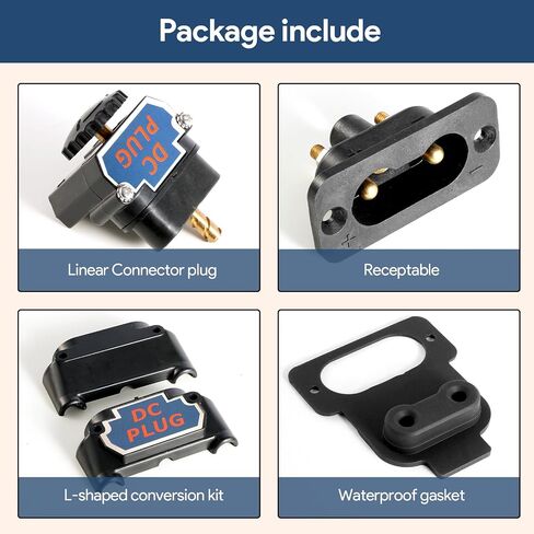 قابس محرك التصيد ، 80AMP مقاوم للماء موصل طاقة DC ل 12 فولت/24 فولت/48 فولت قارب بحري مع طقم اتصال سريع in Kuwait