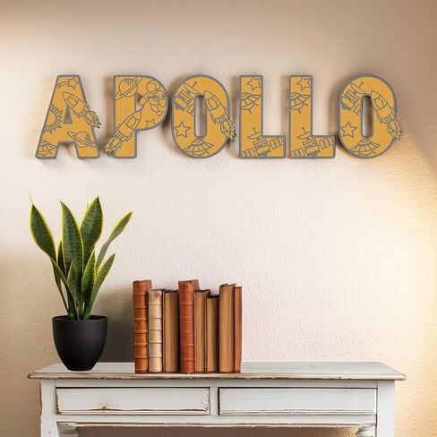 Personalized Wooden Name Sign for nursery, Wall letters Customized Name Sign Baby Room Decor, Baby Nursery Name Sign Wood Signs Personalized Baby Name Sign, Personalized Name Sign Wooden Baby Sign in Saudi Arabia