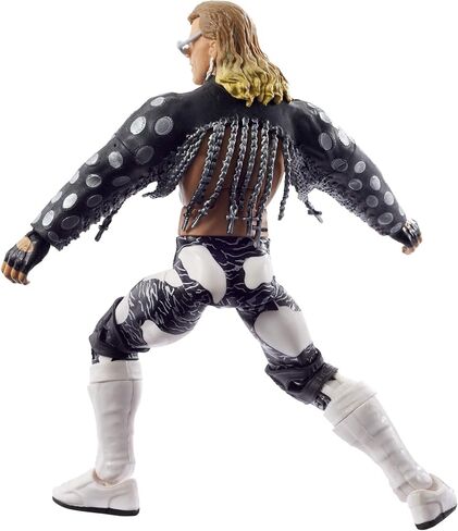 WWE Wrestlemania 37 Elite Collection Shawn Michaels Action Figure with Entrance VestSunglasses and Paul Ellering and Rocco BuildAFigure Pieces6 in Posable Collectible Gift for WWE Fans in Saudi Arabia