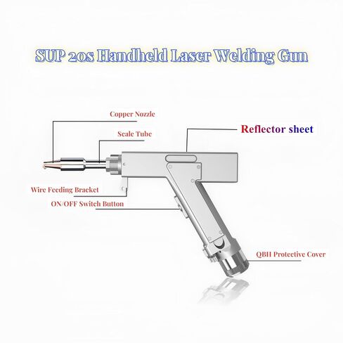 مرآة عاكس ليزر DMK ، مرايا عاكسة رأس اللحام بالليزر 30 × 14 × 2 مم لـ SUP21S/T Machine Laser Head Head Lens Lens Lender مع حامل (مع حامل لـ SUP21S/T) in Kuwait