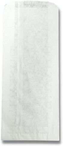 أكياس وصفة طبية للورق الأبيض ، 5 "× 2" × 12 "، أكياس RX مع تصميم" وصفة طبية "مطبوعة (1000 عدد) in Saudi Arabia