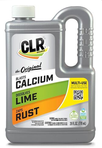 CLR Calcium, Lime & Rust Remover, Blasts Calcium, Dissolves Lime, Zaps Rust Stains, 28 Ounce Bottle (Packaging May Vary) in Saudi Arabia