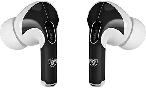 Skinit Skinit Audio Audio Skin متوافق مع Apple Airpods Pro - تصميم فريق NFL Las Vegas Raiders المرخص رسميًا in Saudi Arabia