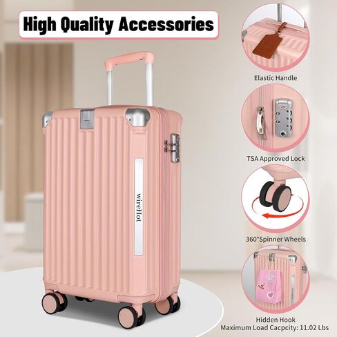 22x14x9 Airline Approved Vintage Style Carry On Luggage with Backpack Sets for Men, ABS+PC Hardshell Small 20 inch Retro Suitcase with Protective Cover & Tag (Black Brown, 20in/BP/TB) in Kuwait