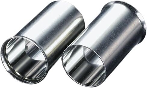50 PCS سلك غير معزول طرفية عارية الطابق البارد موصل دبوس الضغط البارد من 16 مم 2 إلى 95mm2 كابل الطريف AWG6-3/0 (50.0mm2 ، الطول 16 مم) in Saudi Arabia