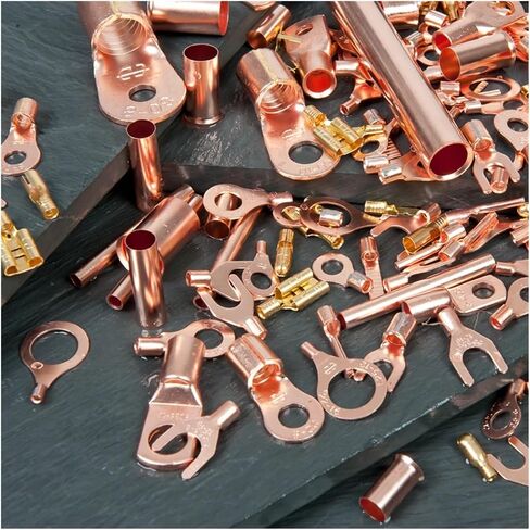 50 PCS سلك غير معزول طرفية عارية الطابق البارد موصل دبوس الضغط البارد من 16 مم 2 إلى 95mm2 كابل الطريف AWG6-3/0 (50.0mm2 ، الطول 16 مم) in Saudi Arabia