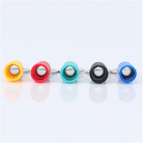 50 PCS RV Terminal Lug Wire Connector Insulated Cable Connector Ring Crimp Terminal RV1.25/2/5.5 22-10AWG 0.5-6mm2(RV2-6) in Saudi Arabia