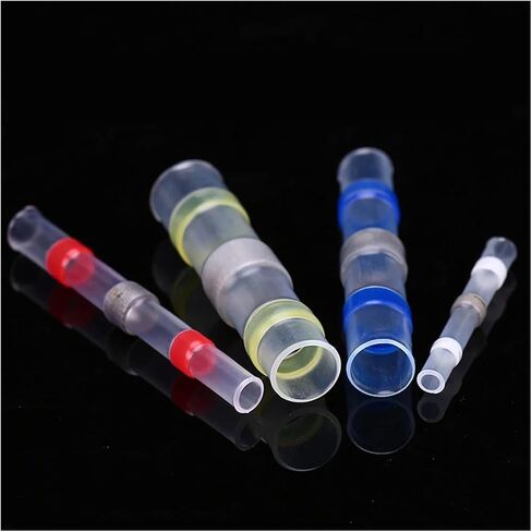 Waterproof Solder Sealed Heat Shrink Butt Wire Connector Cable Connector Terminal Insulated Wire Connector Terminal(Red) in Saudi Arabia