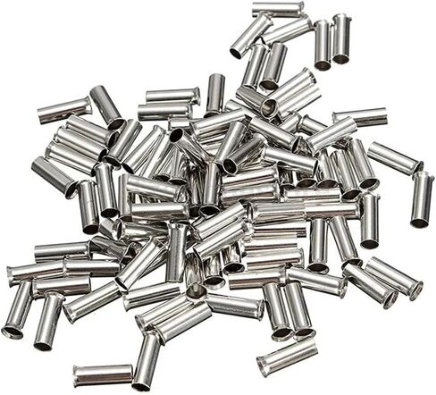 100pcs موصل الأسلاك غير المعزول طرف الكابل الطرفي النحاس العاري الجليد المحطة 0.5mmm2-16mm2 22-10 AWG (0.5 مم 2) in Saudi Arabia