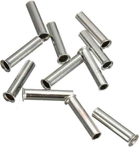 100pcs موصل الأسلاك غير المعزول طرف الكابل الطرفي النحاس العاري الجليد المحطة 0.5mmm2-16mm2 22-10 AWG (0.5 مم 2) in Saudi Arabia