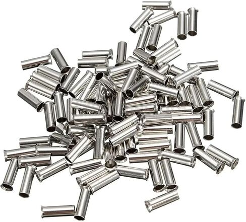 100pcs موصل الأسلاك غير المعزول طرف الكابل الطرفي النحاس العاري الجليد المحطة 0.5mmm2-16mm2 22-10 AWG (0.5 مم 2) in Saudi Arabia