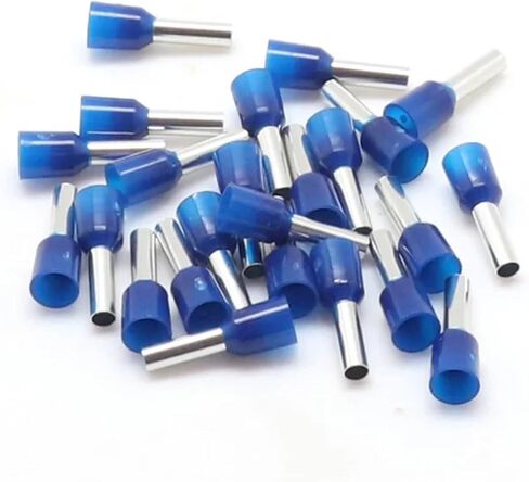 100pcs/pack أدوات الطاقة e16-12 PVC نهاية الذرة نهاية السلك تجعد الموصل 16mm2 كبل مجموعة (أسود) in Saudi Arabia