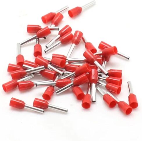 100pcs/pack أدوات الطاقة e16-12 PVC نهاية الذرة نهاية السلك تجعد الموصل 16mm2 كبل مجموعة (أسود) in Saudi Arabia