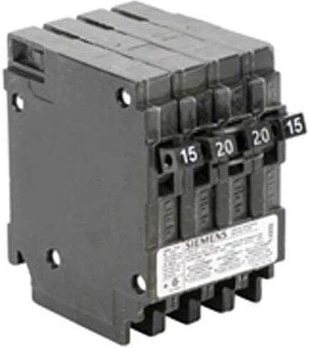 Siemens Breaker (2) 15a 1p/(1) 20a 2p 10k qt n-ctl in Saudi Arabia