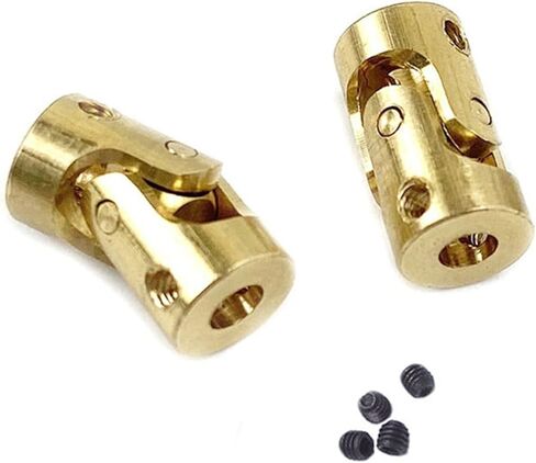 المفاصل العالمية 5/1pcs 3 مم مصغر اقتران النحاس الشامل RC قارب القارب CARTAL CARDAN CORDAN CONDAND MOTIN in Kuwait