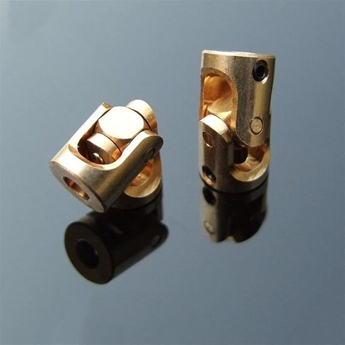 المفاصل العالمية 5/1pcs 3 مم مصغر اقتران النحاس الشامل RC قارب القارب CARTAL CARDAN CORDAN CONDAND MOTIN in Kuwait