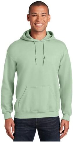 Gildan Men's Heavy Blend Fleece Hooded Sweatshirt G18500 (X-Large, Azalea) in Kuwait