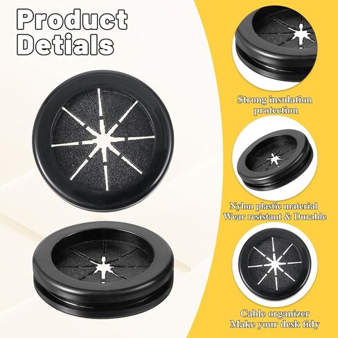 1" ID 1-1/4" 8Pcs Drill Hole Rubber Grommets 26mm Wire Holes Cover Wire Protection Grommet Wiring Firewall Hole Plugs for Cord Management and Protection of Cabinet Electrical Appliance Tubing Plumbing in Kuwait