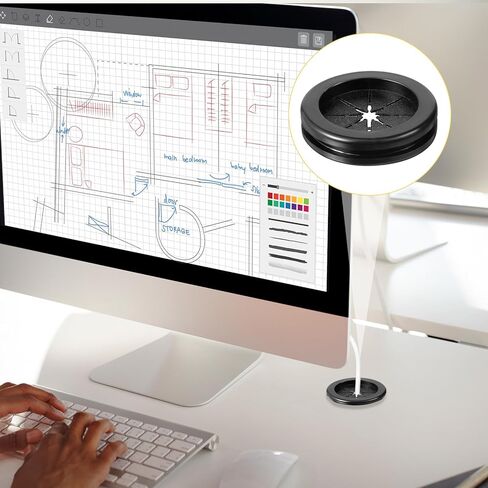 1" ID 1-1/4" 8Pcs Drill Hole Rubber Grommets 26mm Wire Holes Cover Wire Protection Grommet Wiring Firewall Hole Plugs for Cord Management and Protection of Cabinet Electrical Appliance Tubing Plumbing in Kuwait