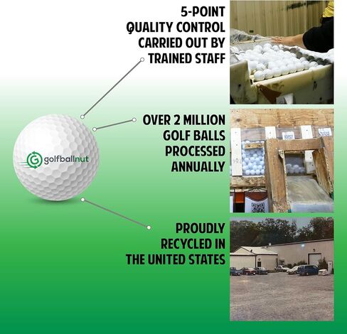 كرات الجولف المعاد تدويرها لـ Callaway Mix - كرات الجولف المستعملة Bulk 4A بالقرب من حالة النعناع - تشمل حقيبة شبكة - (24-48) ، أصفر in Kuwait