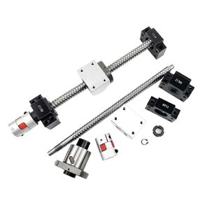 آلة التحكم في الكرة المزدوجة صامد الجوز SFS2020 L200-1000mm برغي الكرة مع الجوز واحد+BKBF15+DSG20H+اقتران (350 مم) in Saudi Arabia